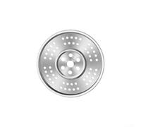 HEBEOT Vassoio rotondo per cottura a vapore in acciaio inossidabile 304, vassoio per cottura a vapore, cestino per cottura a vapore, accessorio per pentole a pressione, argenteo (17,7 cm)