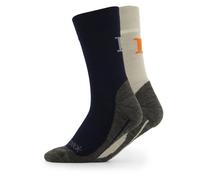 Heber Peak - Kid's EvergreenHe. Hiking Crew Socks 2-Pack - Calze da trekking EU 27-30 blu