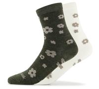 Heber Peak - Merino SylvaHe. Flower Socks 2-Pack - Calze casual EU 42-44 olivia
