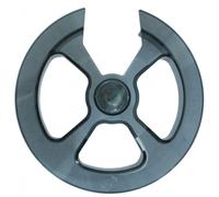 Hebie Disco Paracatena 326 da 48 Denti compatibile Shimano Nero Trasparente