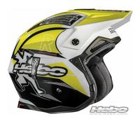 HEBO 2016 CASCO HELMET ZONE 4 LINK GIALLO YELLOW MOTO TRIAL SCOOTER JET SIZE S