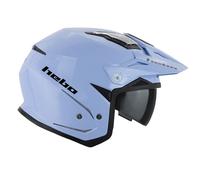 HEBO CASCO TRIAL ZONE 5 MONOCOLORE AZZURRO