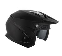 HEBO CASCO TRIAL ZONE 5 MONOCOLORE MATT BLACK