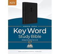 Hebrew-Greek Key Word Study Bible, Black Leather, Indexed