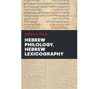 Hebrew Philology, Hebrew Lexicography: 122