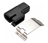 Hebstw 7H0809948,7H0809932 - Set di riparazione per tappo del serbatoio auto, 2 pezzi, compatibile con VW T5 T5.1 T6 Transporter, connettore serbatoio carburante, ammortizzatore e clip a molla