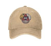 HEBUOUI Cappello da Sole da Uomo 42 La Risposta alla Vita L'Universo E Tutto Unisex Berretti da Baseball Distressed Denim Lavato Caps Cappello retrò Cappello papà Regali di Compleanno