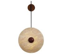 HEBXMF Applique da parete in stile industriale, lampada a LED a incasso, applique da parete creativa in travertino giallo, apparecchi di illuminazione a parete per ristoranti, balconi e soggiorni.