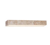 HEBXMF Applique rettangolare in travertino giallo, lampada da parete impermeabile per interni ed esterni, applique in stile industriale, lampade da parete per cortile, casa di campagna, soggiorno, sca