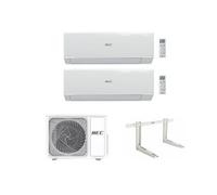 Hec by Haier Climatizzatore Dual Split Serie Tide R 9+9 2HEC35RECO-OUM Inverter Wi-Fi R-32 Classe A++ con Staffa
