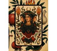 Hecate: Witch’s Journal of Shadow & Light: Goddess-Inspired Magical Grimoire for Witches, Pagans & Moon Practitioners | Spellbook, Ritual Diary, and Occult Notebook with Triple Goddess Symbolism