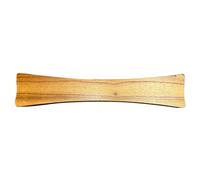 hecef Ceppo magnetico per coltelli su entrambi i lati, in legno Chinaberry, con base in acciaio inox, spazio per coltelli da cucina, forbici, coltello da pane - forte forza magnetica, antiscivolo