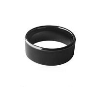 Hecere impermeabile all'acqua in ceramica NFC Anello Universale per telefono Portatile All Round Sense Technology Wearable NFC Forum Tipo 2 215 496 byte Chip Superficie Larga, Nfc215 large face 22mm