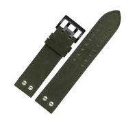 HECHENBAO Cinturino compatibile con Watch4/3 Watch GT4 Strap Watch Watch Band GT3 Uomo e Donna Pro Extraordinary Master Cinturino in pelle Adatto for l'uso quotidiano(Army Green - Black,22mm)