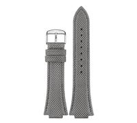 HECHENBAO Cinturino for orologio in tela intrecciata compatibile con la serie PRX T137.410, cinturino in nylon impermeabile adatto all'uso quotidiano(Grey - Silver A)