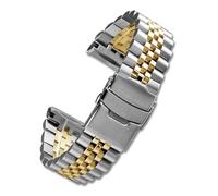 HECHENBAO Cinturino in acciaio inossidabile compatibile con SRPA21 SRP777 SRPC25 SRP773 SRP775 SRP779, cinturino da 22 mm, adatto for l'uso quotidiano.(Silver-gold)