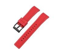 HECHENBAO Cinturino in silicone liquido da 20 mm 22 compatibile con orologio GT5 GT4 GT 3 Watch4 Smartwatch cinturino universale a sgancio rapido adatto for l'uso quotidiano(Red02,20mm)