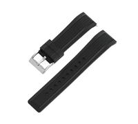 HECHENBAO Cinturino in silicone liquido da 20 mm 22 compatibile con orologio GT5 GT4 GT 3 Watch4 Smartwatch cinturino universale a sgancio rapido adatto for l'uso quotidiano(Black01,20mm)