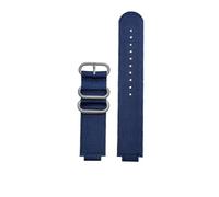 HECHENBAO Compatibile con GBA-800-1A GBA-800-7A GBA-800-9A GBA-800-DG GA-800 GBD-800 GA110 Cinturino for orologio in nylon da 16 mm Adatto for l'uso quotidiano(Blue-silver)