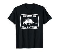 Hecho a San Antonio Texas Armadillo Stato meridionale Texano Maglietta