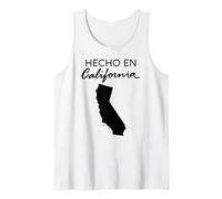 Hecho En California Los Angeles Ispanico Latino Orgoglio Messico Canotta