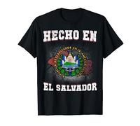 Hecho En El Salvador - Camicia con bandiera Camisas De El Salvador Maglietta