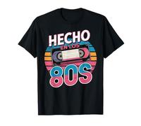 Hecho En Los 80s Latino Retro Vintage Messico Espanol Orgoglio Maglietta