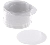 Hecht - Set di 100 bicchieri in vetro borosilicato, spessore 1 mm, diametro 10 mm