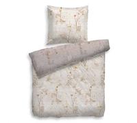 Heckett & Lane Twill - Biancheria da Letto Quillan, 135 x 200 cm (80 x 80), Naturale