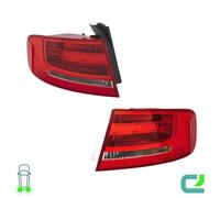 Heckleuchten-Set a Sinistra/Destra P21W HELLA per Audi A4 (8K2, B8