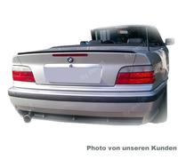 Heckspoiler Heckspoilerlippe fly design Per BMW E36 Cabrio 1990-2000 Nero Opaco