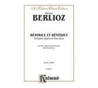 Hector Berlioz Berlioz Beatrice and Benedict Vs V (Sheet Music)
