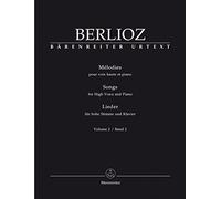 Hector berlioz : melodies volume 2. voix haute - chant piano