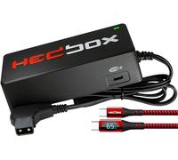 HEDBOX HED-DC10 caricabatterie Li-Ion con uscita D-Tap da 3A e USB-C PPS PD 3.0