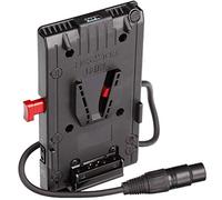 HEDBOX UNIX-4X - Piastra adattatore per batteria V-Mount, 3x D-Tap e USB, con cavo di uscita - Connettore XLR a 4 pin