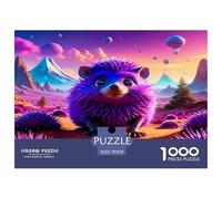 Hedgehog 1000 Pezzi Puzzle Classici Per Adulti E Bambini Da 14 Anni E Più Giochi Rilassamento E Intelligence Sfida Impossibile - Regalo Per Amore E Amico 70x50cm/1000pcs