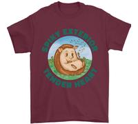 Hedgehog Borchie Esterno Gara D'Appalto Cuore T-Shirt 100% Cotone