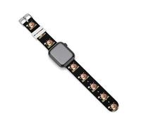 Hedgehog - Cinturino di ricambio in silicone per orologio sportivo, compatibile con Apple Watch, 38mm/40mm, Acciaio inossidabile, Ametista