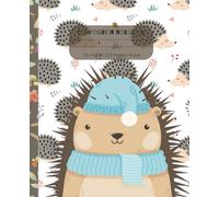 Hedgehog Composition Notebook: 7.5 x 9.25” | 110 Pages | Ruled Paper | Great for School Note-Taking or Personal Journal / Diary