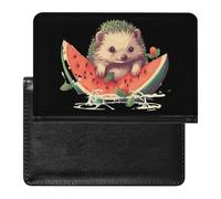 Hedgehog - Custodia per passaporto ad acquerello, con scomparto per carte di credito, custodia per passaporto da viaggio, Stile:, Taglia unica
