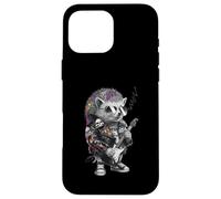 Hedgehog Fear Lo stile punk rock Custodia per iPhone 16 Pro Max