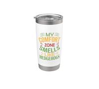 Hedgehog Funny My Comfort Zone odora di riccio Bicchiere termico in acciaio inox doppia parete