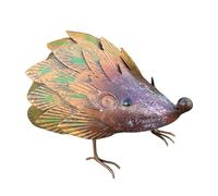 Hedgehog Garden Statue, Outdoor Metal Hedgehog Sculpture with Waterproof Design, Animal Figure Decoration for Patio, Terrace, Yard, Home Garden, Balcony, and Outdoor Office Landscaping Décor