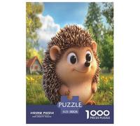 Hedgehog Jigsaw Puzzle Impossibili 1000Pcs Decorazione Per La Casa. Rilassamento E Intelligence Per Adulti E Ragazzi Da 14 Anni 38x26cm/1000pcs