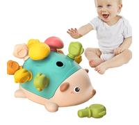 Hedgehog Learning Toy - ABS 23.5x23x15cm Fine Motor Hedgehog Toy with Nails Numbers | Learning Toys Sensory Toys for Kids, Children, Preschoolers
