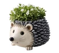 Hedgehog Planter Pot Resin Flower Pot With Drainage For Indoor Outdoor
