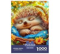 Hedgehog, Puzzle 1000 Pezzi, Esercizio Mentale Divertente E Rilassante, Ideale Per Cornici Decorative, Adatto Dai 12 Anni, 70x50cm/1000pcs