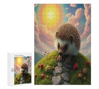 Hedgehog Puzzle 300 Pezzi Multicolore Paesaggi Italiani Paisaje Edificio Classici Per Adulti Rompicapo Collezione Idea Regalo Natale Per Lui E Nonno 300 PCS
