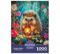 Hedgehog, Puzzle Da 1000 Pezzi, Dono Significativo Per Momenti Condivisi E Ricordi Duraturi, Scelta Eccellente Per Famiglia E Amici, Adatto A Partire Dai 12 Anni, 52x38cm/1000pcs