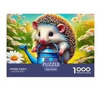 Hedgehog, Puzzle Da 1000 Pezzi, Dono Significativo Per Momenti Condivisi E Ricordi Duraturi, Scelta Eccellente Per Famiglia E Amici, Adatto A Partire Dai 12 Anni, 70x50cm/1000pcs